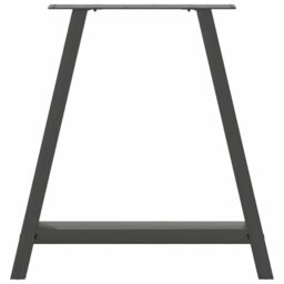 Berkfield Home Coffee Table Legs A-Shaped 2 pcs Anthracite¬†80x(72-73) cm Steel in Black - thumbnail 5