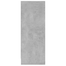 Berkfield Home Shoe Cabinet Concrete Grey 60x35x92 cm Engineered Wood - Size: 60 x 35 x 92 cm - thumbnail 6