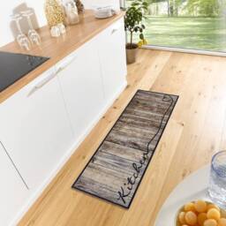 THE RUGS Washable Kitchen Rug & Runner - Polyamide Non Slip Floor Runner in Brown - Size: 50 cm x 150 cm - thumbnail 5