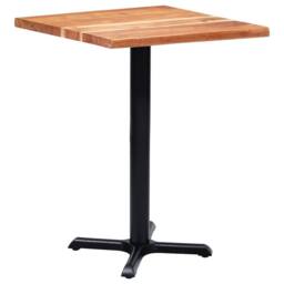 Berkfield Home Bistro Table Leg Black 56x56x72 cm Cast Iron - Size: 56 x 56 x 72 cm - thumbnail 1