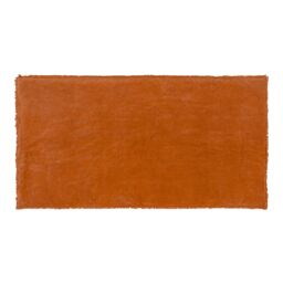 Yard Jaye Fringed Cotton Velvet Bedspread in Burnt Orange - thumbnail 3