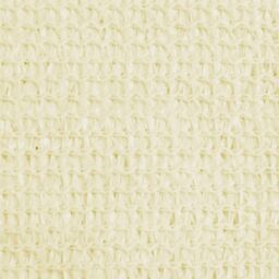 Berkfield Home Sunshade Sail 160 g/m ² Cream 3x5 m HDPE in Beige - thumbnail 5