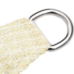 Berkfield Home Sunshade Sail 160 g/m ² Cream 3x5 m HDPE in Beige - thumbnail 3