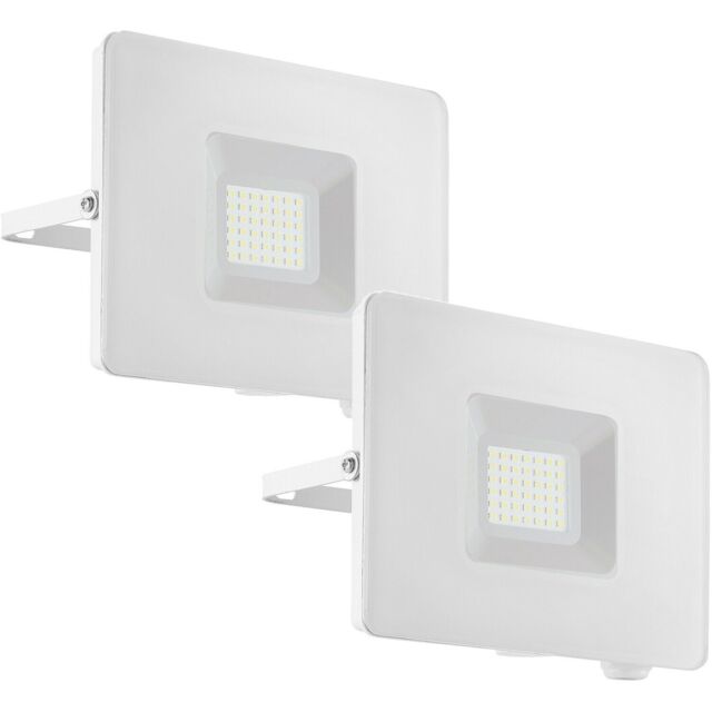 Loops 2 PACK IP65 Outdoor Wall Flood Light White Adjustable 30W LED Porch Lamp - image 1