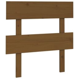 Berkfield Home Bed Headboard Honey Brown 103.5x3x81 cm Solid Wood Pine - thumbnail 2