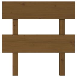 Berkfield Home Bed Headboard Honey Brown 103.5x3x81 cm Solid Wood Pine - thumbnail 3