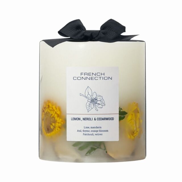 French Connection Botanical Infused Candle Lemon, Neroli & Cedarwood 660G (1-Wick) - FCC008LS - image 1