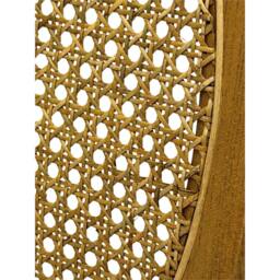 Nordara Wooden Kitchen Dining Chairs 4, Wooden Dining Chair, Cane Back X4 in Brown - thumbnail 3