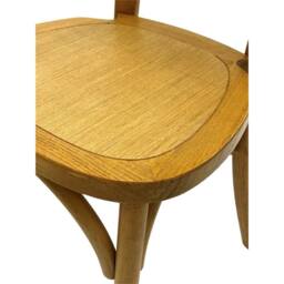 Nordara Wooden Kitchen Dining Chairs 4, Wooden Dining Chair, Cane Back X4 in Brown - thumbnail 5