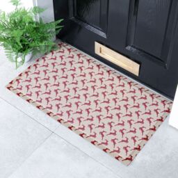 Artsy Mats Jumping Reindeer Doormat - Size: 40 cm x 70 cm - thumbnail 1