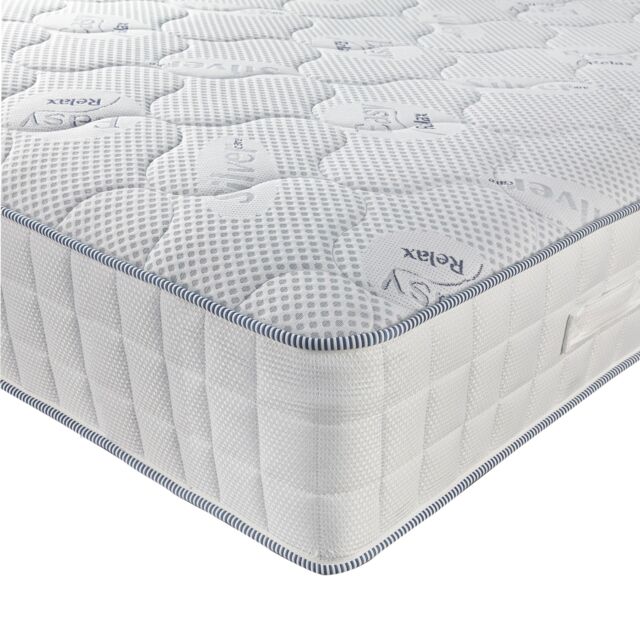 Somnior Pocket Spring Memory Foam Mattress With High Density Modified Polyether in White - Size: Small Double - image 1