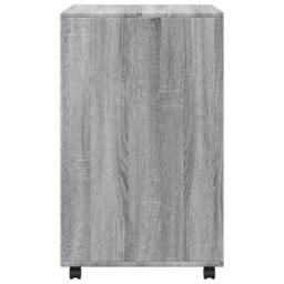 Berkfield Home Rolling Cabinet Grey Sonoma 60x48x81 cm Engineered Wood - Size: 60 x 48 x 81 cm - thumbnail 5