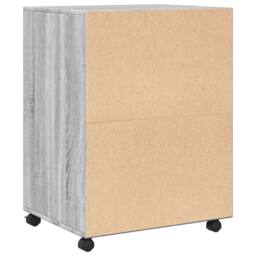 Berkfield Home Rolling Cabinet Grey Sonoma 60x48x81 cm Engineered Wood - Size: 60 x 48 x 81 cm - thumbnail 6