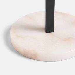 OHS Marble Toilet Roll Holder Stand Freestanding Tissue Paper Organiser in Black - thumbnail 4