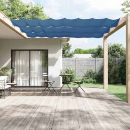 Berkfield Home Vertical Awning Blue 140x800 cm Oxford Fabric - thumbnail 2