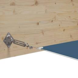 Berkfield Home Vertical Awning Blue 140x800 cm Oxford Fabric - thumbnail 5