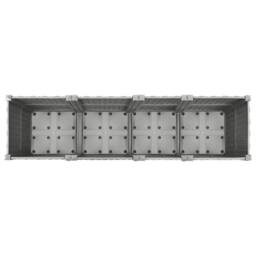 Berkfield Home Raised Bed 160x40x38 cm Polypropylene in Grey - Size: 160 x 40 x 38 cm - thumbnail 6