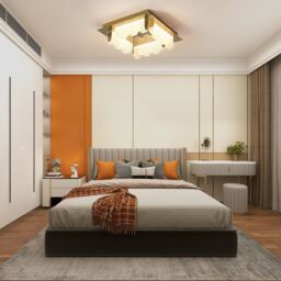 Garwarm 4 - Light 32cm LED Acrylic Flush Mount in Metallic Gold - thumbnail 5