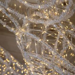 Samuel Alexander 1.03m Light up Acrylic Reindeer Decoration with 1040 Warm White LEDs in Clear - thumbnail 7