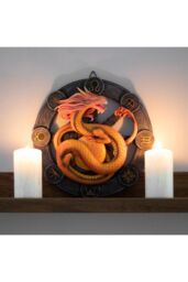 KDMD Litha Dragon Resin Wall Plaque in Yellow - thumbnail 4
