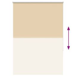 Berkfield Home Roller Blind Blackout Beige 110x130 cm Fabric Width 105.7 cm Polyester - thumbnail 9