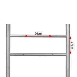 Berkfield Home Stainless Steel Stand for Mailbox in Silver - thumbnail 5