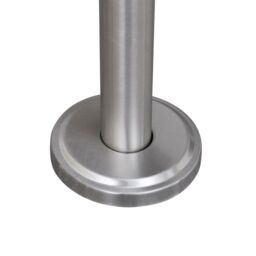 Berkfield Home Stainless Steel Stand for Mailbox in Silver - thumbnail 3