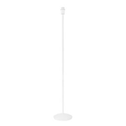 Happy Homewares Contemporary & Sleek Metal Table Lamp Base with Inline Switch in White - Size: 14 inches - thumbnail 1