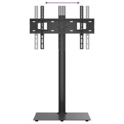 Berkfield Home Corner TV Stand 1-Tier for 32-65 Inch Black - thumbnail 7