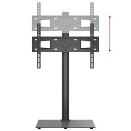 Berkfield Home Corner TV Stand 1-Tier for 32-65 Inch Black - thumbnail 8