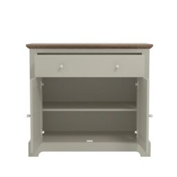 GFW Salcombe Compact Sideboard in Light Grey - thumbnail 3