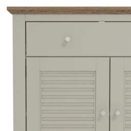 GFW Salcombe Compact Sideboard in Light Grey - thumbnail 5