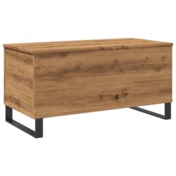 Berkfield Home Coffee Table Artisan Oak 90x44.5x45 cm Engineered Wood in Brown - thumbnail 2