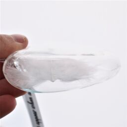 Amaya Rose Ltd In Memory of Our Angel Feather Round Bauble Gift Boxed. Memorial Décor in Clear - thumbnail 9