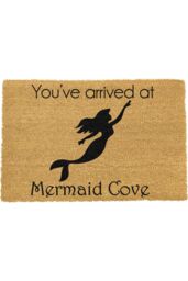Artsy Mats You Have Arrived At Mermaid Cove Doormat in Light Brown - Size: 40 cm x 60 cm - thumbnail 1