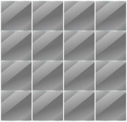Trendi Set of 16 Frameless 30x30cm Glass Wall Mirror Tiles in Clear - Size: 4 Pack - thumbnail 4