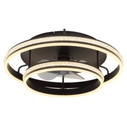 Netlighting Ceiling Fan Black 3 Blade 2x LED Dimmable 2700-6500K Remote - thumbnail 4