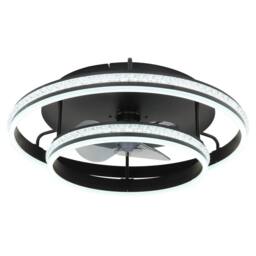 Netlighting Ceiling Fan Black 3 Blade 2x LED Dimmable 2700-6500K Remote - thumbnail 5