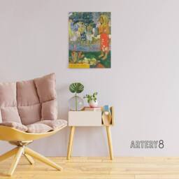 "Artery8 Hail Mary La Orana Maria Paul Gauguin Canvas Wall Art Print - Size: W12"" x H16""" - thumbnail 3