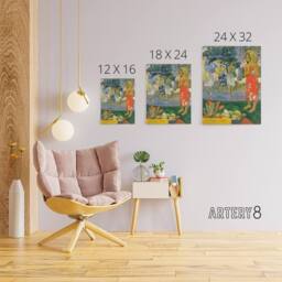 "Artery8 Hail Mary La Orana Maria Paul Gauguin Canvas Wall Art Print - Size: W12"" x H16""" - thumbnail 4