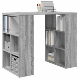 Berkfield Home Corner Desk Grey Sonoma Particle board Medium Corner Desk - thumbnail 3