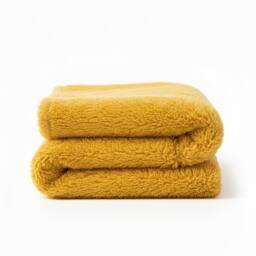 Snug City Cuddly Extra Fluffy Throw Ultra Soft Plush Blanket Sofa Bed Home Decor in Yellow - Size: 150 cm x 200 cm - thumbnail 2