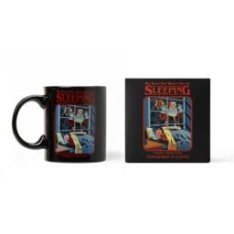 Steven Rhodes He Sees You When You're Sleeping Black Mug Candle - Cinnamon & Clove - Size: Medium - thumbnail 2