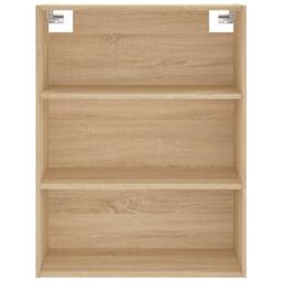 Berkfield Home Highboard Sonoma Oak 69.5x34x180 cm Engineered Wood in Light Tan - thumbnail 6