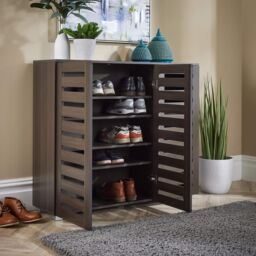 Oslo 3 Door Shoe Storage Cabinet Unit - thumbnail 4