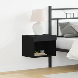 Berkfield Home Wall Cabinets with LED Lights 2 pcs Black Oak 40x30x30 cm - Size: 40 x 30 x 30 cm - thumbnail 1