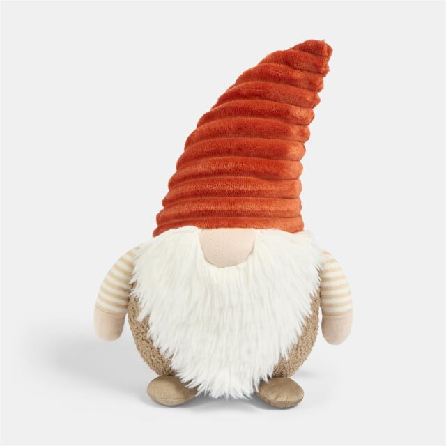 OHS Soft Autumnal Gonk Shaped Decorative Scatter Cushion, Rust/ Beige in Orange - image 1