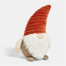 OHS Soft Autumnal Gonk Shaped Decorative Scatter Cushion, Rust/ Beige in Orange - thumbnail 2