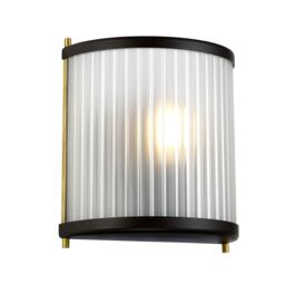 Loops Wall Light Museum Bronze Dark Brown Painted / Aged Brass LED E27 60W - thumbnail 1