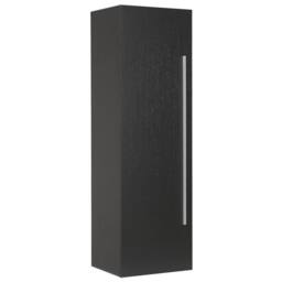 Wyld and Coco Bathroom Wall Cabinet Black MDF 132x40cm 4 Shelves - Size: 132x40 cm - thumbnail 2